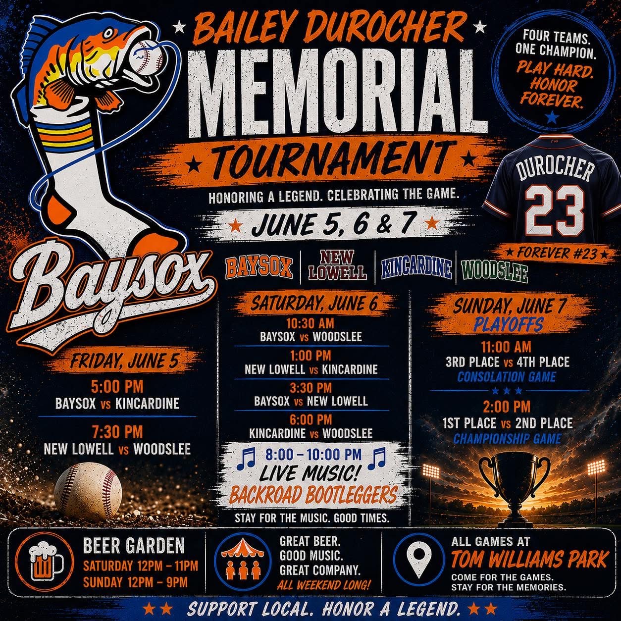 Event image Bailey Durocher Memorial Tournament